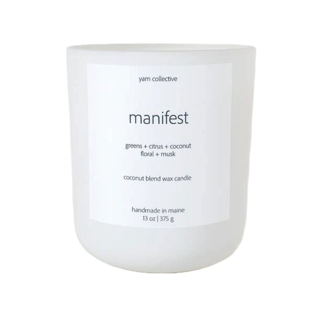 Cactus Blossom Glass Candle – MANIFEST refreshing floral