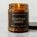 Egyptian Amber Soy Candle - Amber Jar - 9 oz